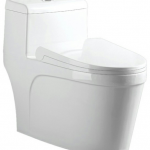 S-trap: 300/400mm Eddy Siphonic one piece toilet