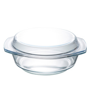 Fenex glass bowl with lid household