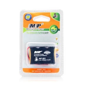 Cordless telephone battery card P301 NiMH battery pack