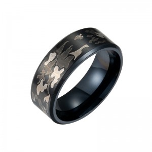 Camouflage tricolor ring