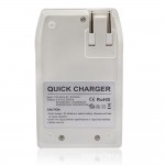 Four slot charger white American Standard pin charging 4 sections, No.5 aa/no.7 AAA