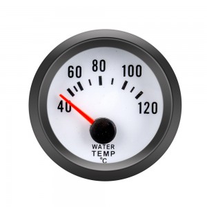 52mm 12V general automobile water temperature gauge blue light illuminated pointer water temperature gauge