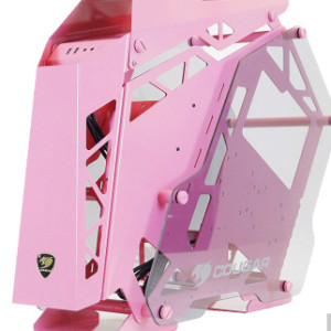 Cougar pink conqueror Mini desktop computer Mini host chassis Mini Pink
