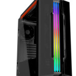 Gemini t phantom RGB light effect side door e-sports game chassis