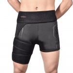 Fitness waist and leg protection belt anti muscle strain hip protection belt sports protector