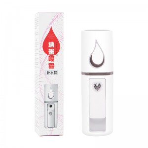 Hand held cold spray water replenisher facial humidifier