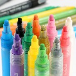 Water based acrylic pen double headed 8-color suit