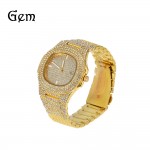 Diamond studded star hip hop Watch