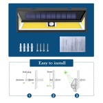 Solar cob induction wall lamp