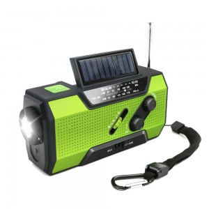 Manual power generation multi-function lighting emergency radio