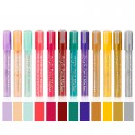 12 color double headed acrylic marker set