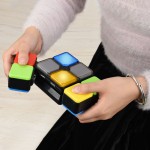Luminous and vocal magic cube game console