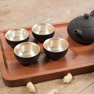 Ebony rectangular tea tray 34 * 23