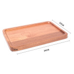 Ebony rectangular tea tray 34 * 23