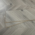 Matte herringbone art parquet floor