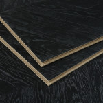 12mm reinforced composite wood floor pure black
