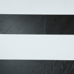 Black and white fishbone 12mm laminate floor