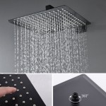 Wall shower with transparent box + balance valve