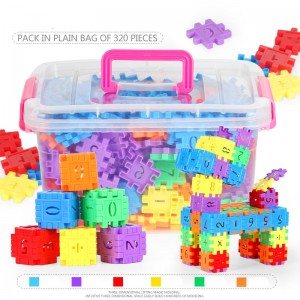 Digital building block toys children's house DIY toys