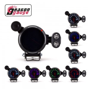 3.15 inch 80mm colorful white light racing car refitted instrument tachometer