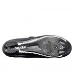 Bicycle shock absorption and anti-skid riding sports carbon fiber road lock shoes