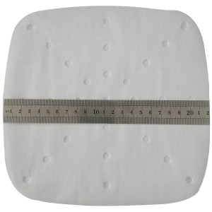 Square 6.5 inch 16cm perforated baking paper 100 sheets