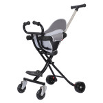 High landscape baby stroller baby stroller artifact portable foldable four wheeled baby stroller