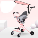 High landscape baby stroller baby stroller artifact portable foldable four wheeled baby stroller