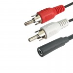 1 / 2 Audio Cable 3.5mm to 2rca