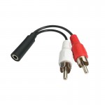 1 / 2 Audio Cable 3.5mm to 2rca