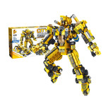 Panlos 12 in 1 small particle building block deformation robot