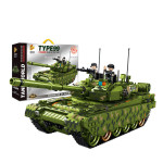 Panlos small particle building block military tank series children's puzzle enlightenment plug-in building block toy DIY