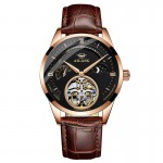 Fully automatic mechanical men's watch multi-functional fine steel waterproof hollow out Watch