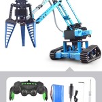 Children's alloy manipulator boy's intelligent mecha car mechanism