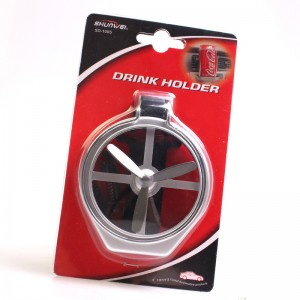 Automobile air outlet fan cup holder