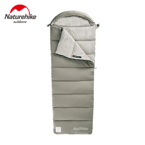 Naturehike hooded cotton sleeping bag washable and splicing