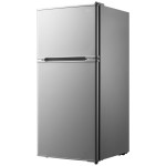 Small two door household refrigerator double door small refrigerator 112 liters