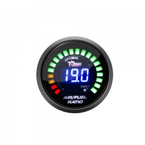 2-inch 52mm digital display two in one air-fuel meter with oxygen sensor automobile instrument
