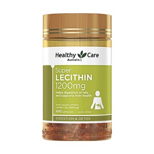 Healthy care soy lecithin soft capsule 100 pills blood vessel scavenger