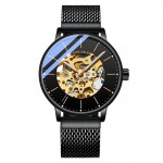 Mechanical watch simple waterproof for boys