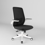 Office staff computer chair lifting and rotating