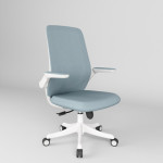 Office staff computer chair lifting and rotating