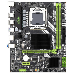 X58m 3.0 desktop mainboard ECC memory 1366 pin Xeon CPU X5650 5670