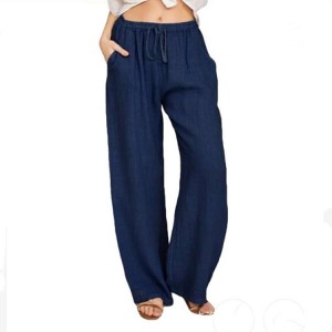 Women's loose linen casual pants