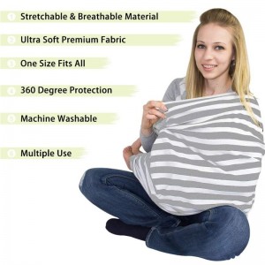 Multifunctional breast feeding towel