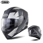 Soman helmet dual lens personalized riding motorcycle full helmet