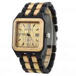Square wooden Watch
