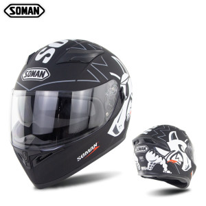 Soman helmet dual lens personalized riding motorcycle full helmet