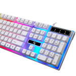 Suspended colorful luminous keyboard and mouse