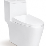 S-trap: 300/400mm  Opposite Seour Siphonic one piece toilet